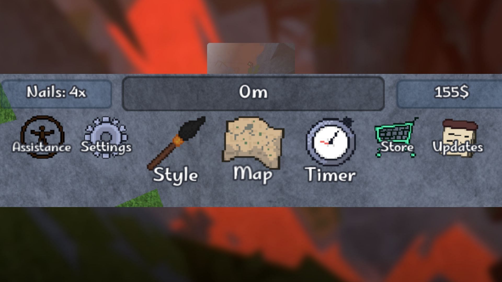 All buttons in Climbing Game (Image via Roblox)